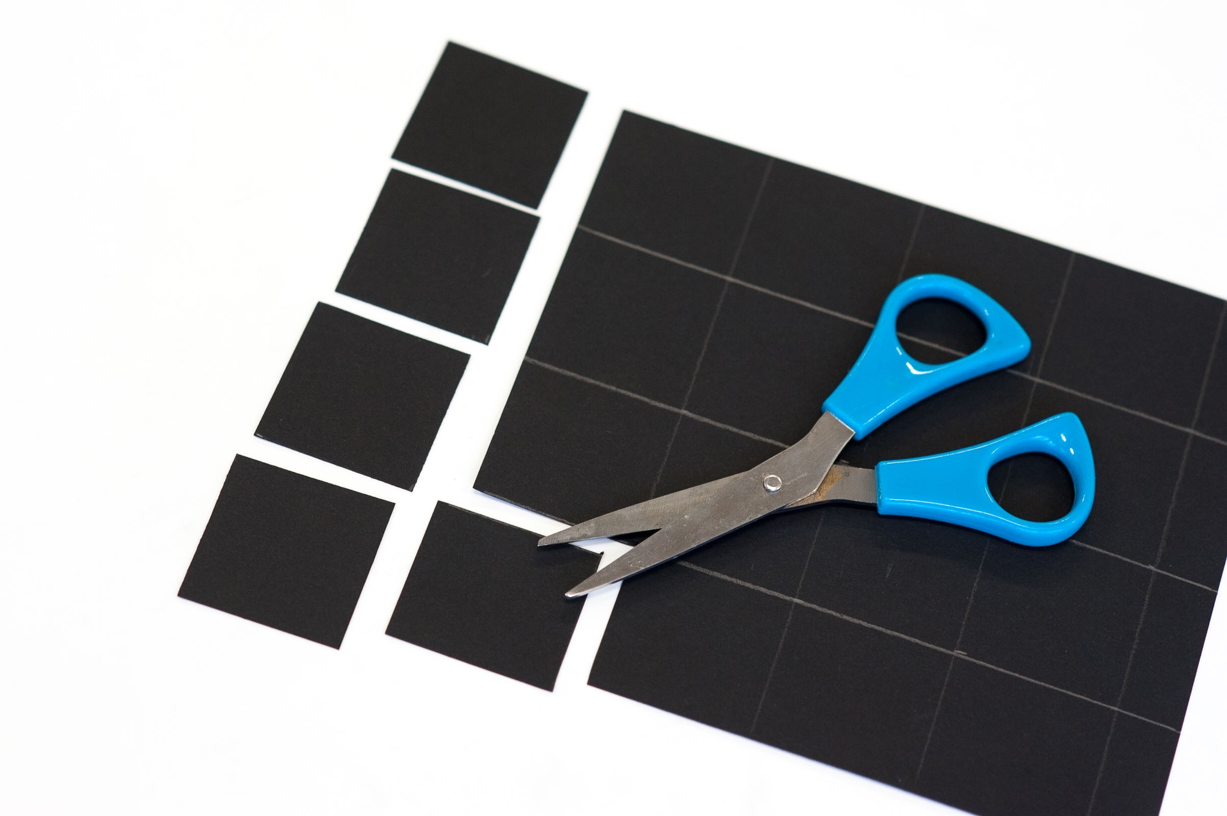 Raster met vakjes van 4x4centimeter.