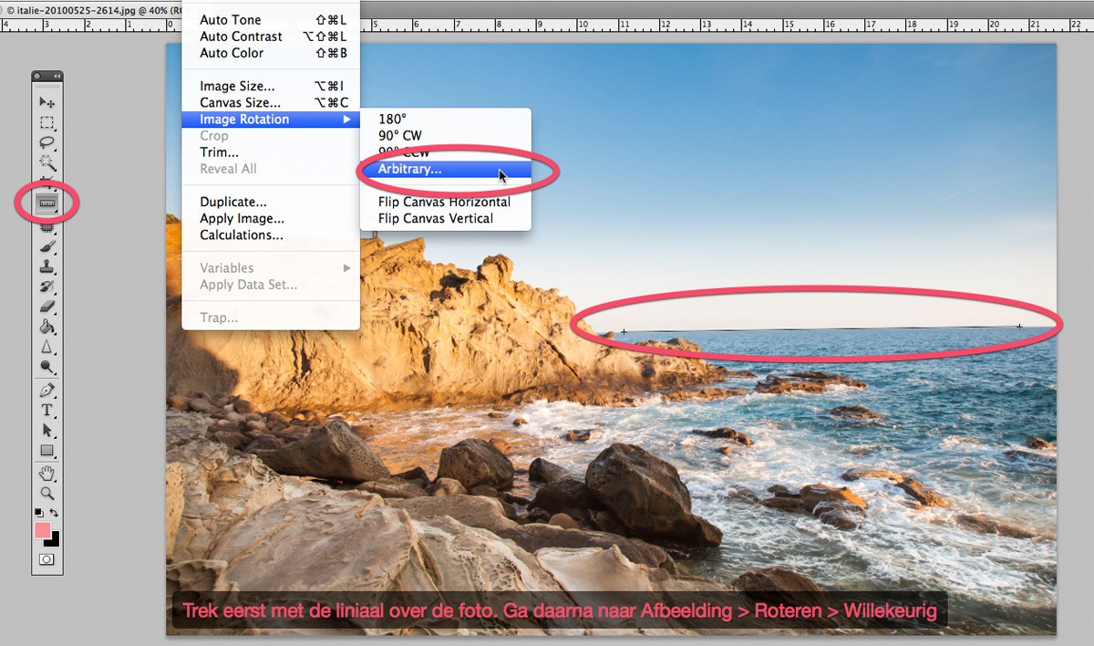 6 tips om een scheve horizon te voorkomen en te corrigeren