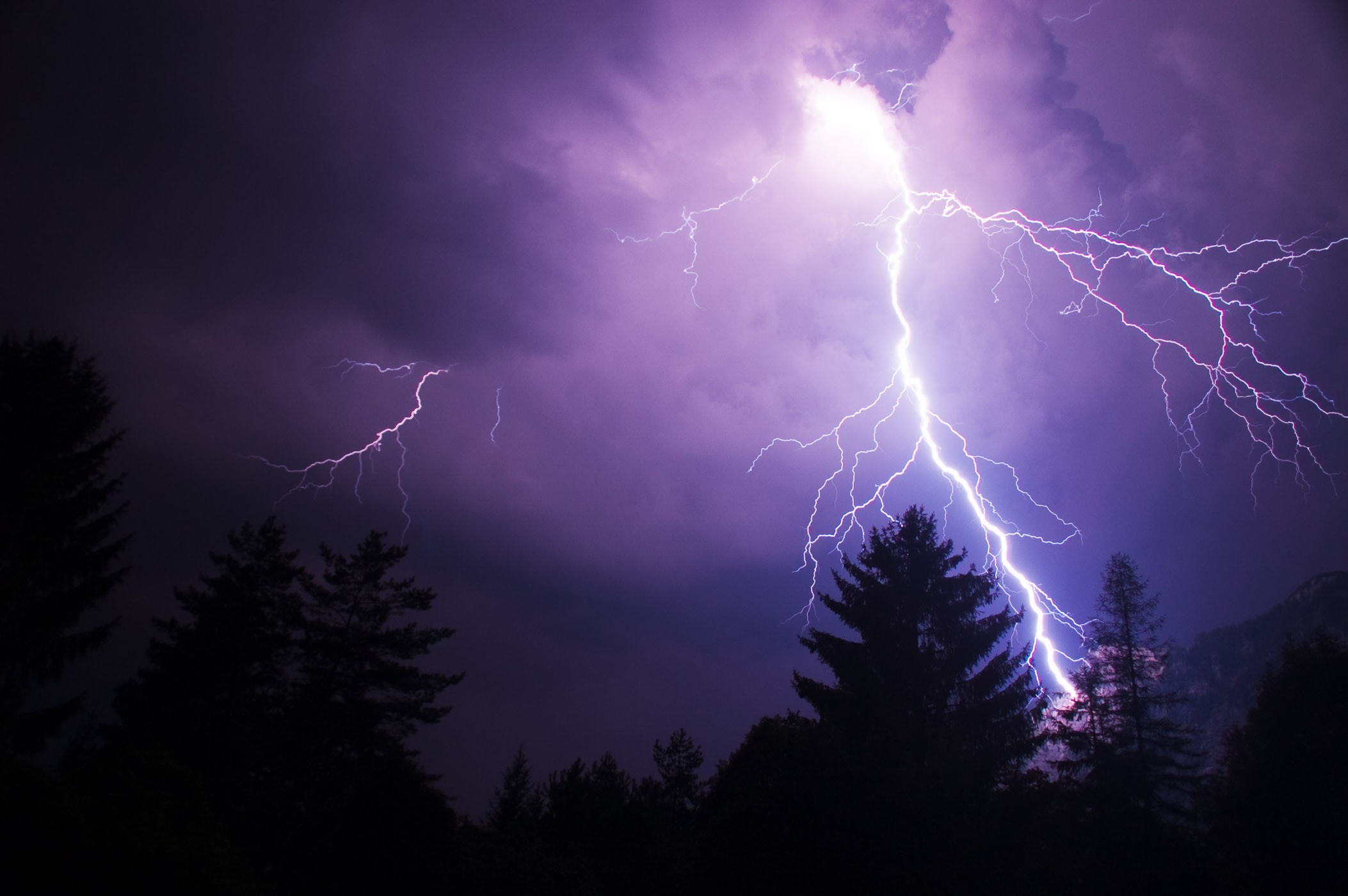 Het verhaal achter de foto: Bliksem in Oostenrijk