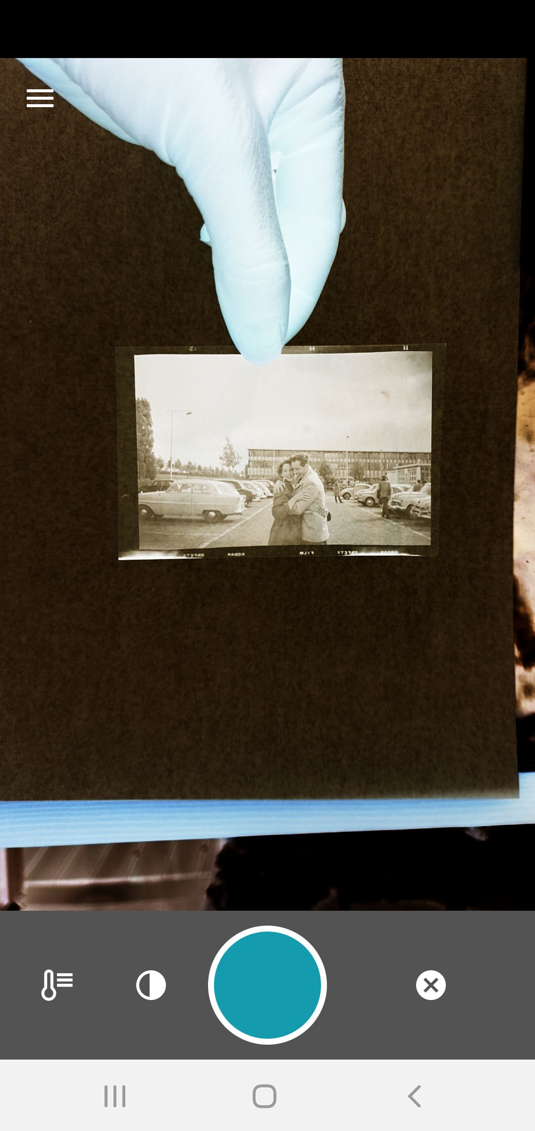 Nadat je het beeld hebt gekabilbreerd, zie je de foto direct goed.