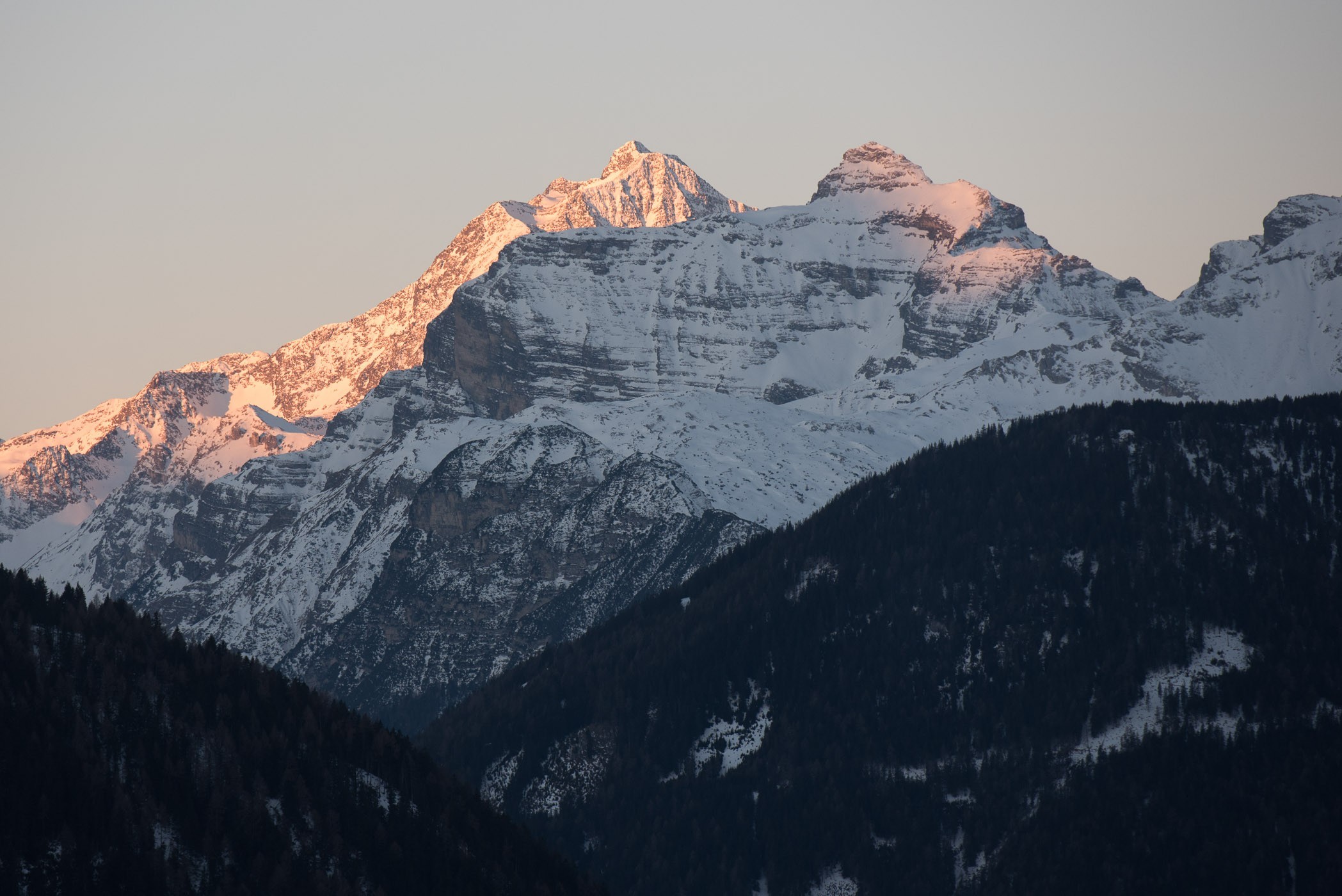 Landschapsfotografie in de bergen; bergtop