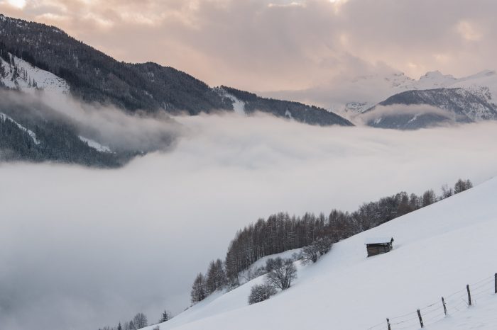 Boven de wolken in Oostenrijk