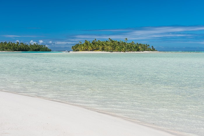 Cliche vakantiefoto's: palmbomen