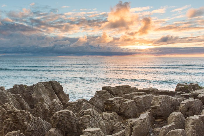 Cliche vakantiefoto's: Zonsondergang