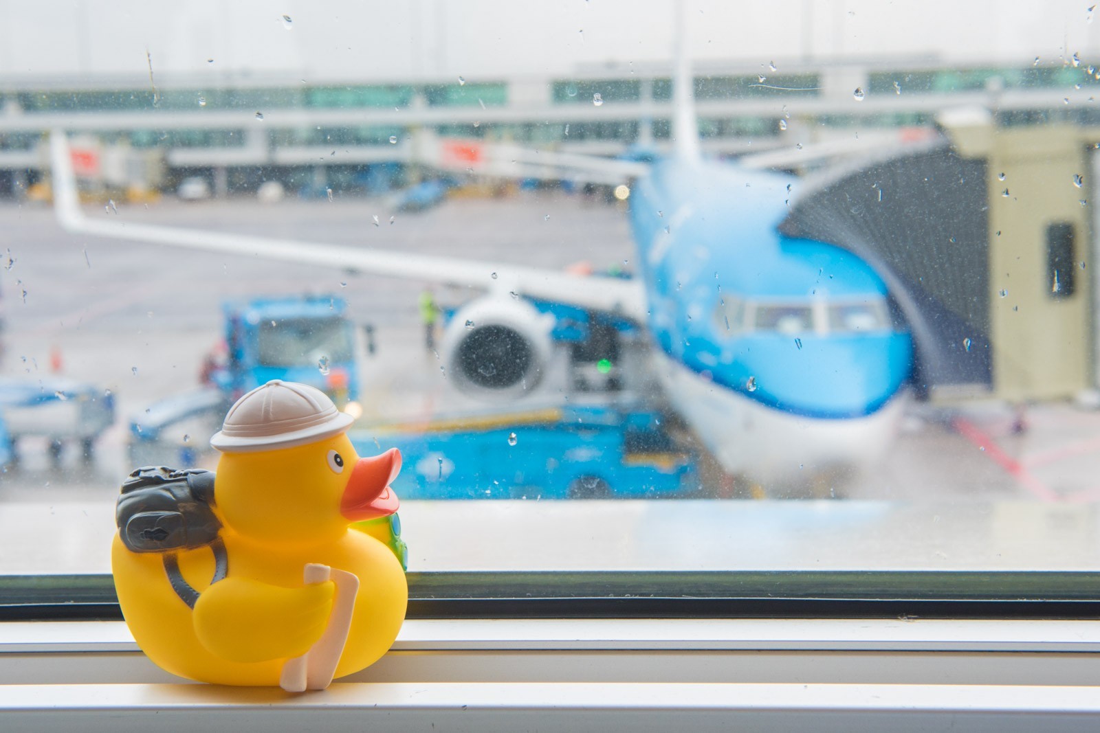 Ducky op Schiphol
