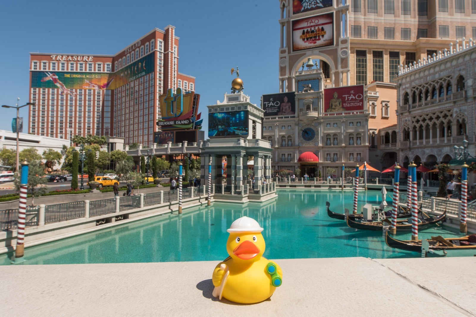 Ducky in Las Vegas! Yeah baby!