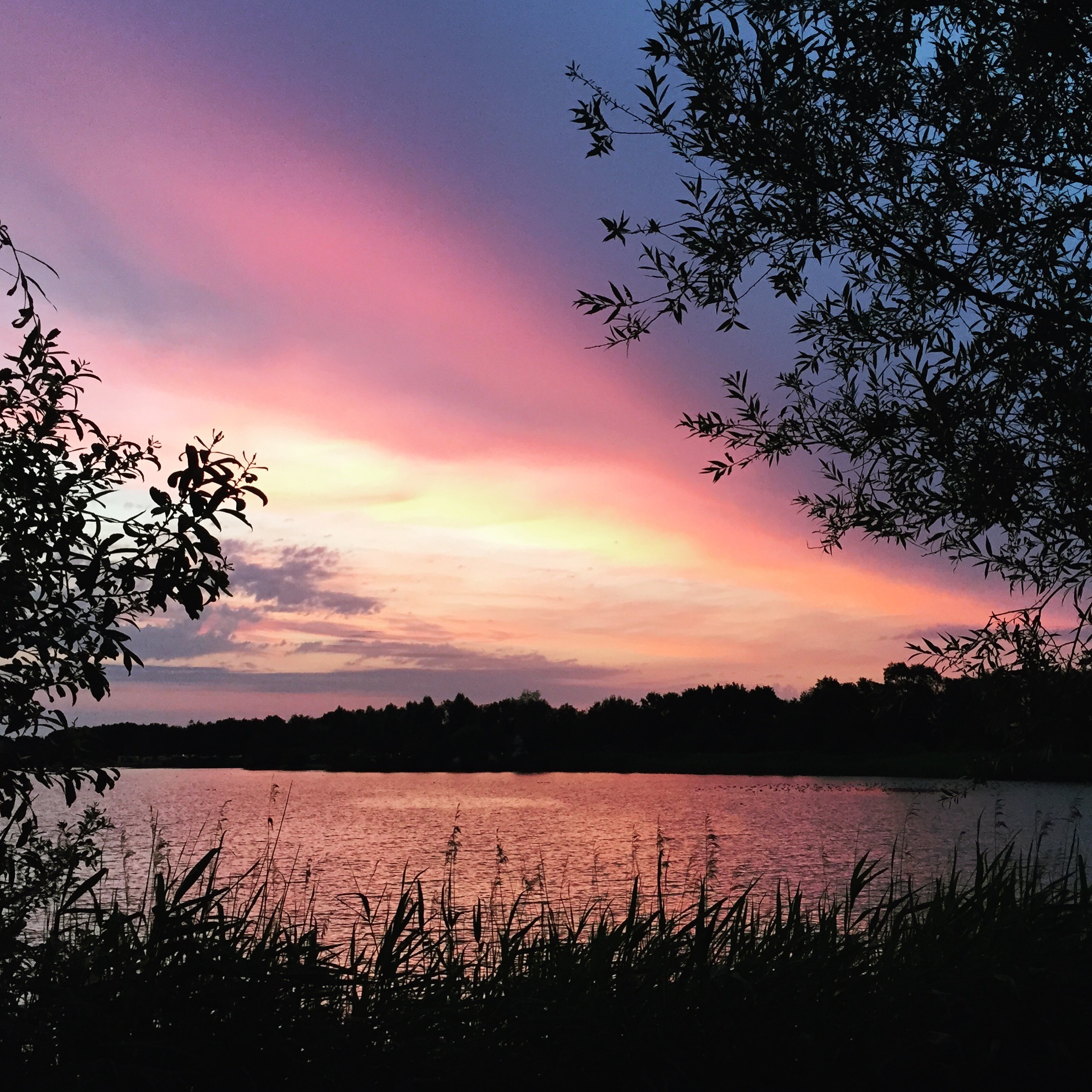 Zonsondergang Eerstel