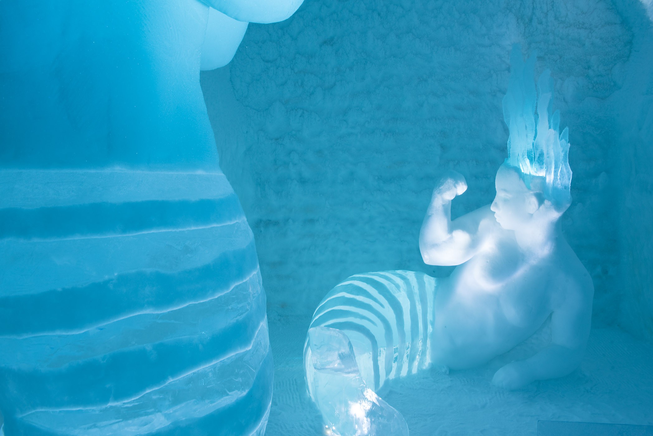 Slaap met een zeemeermin (en man) in je kamer in Icehotel 365