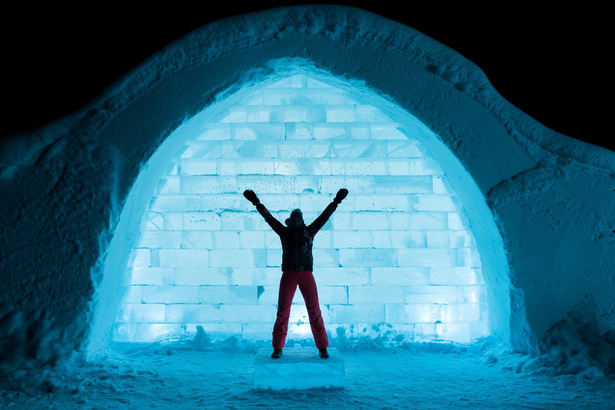 En deze 's avonds! :) Die gek met de handen in de lucht ben ik natuurlijk