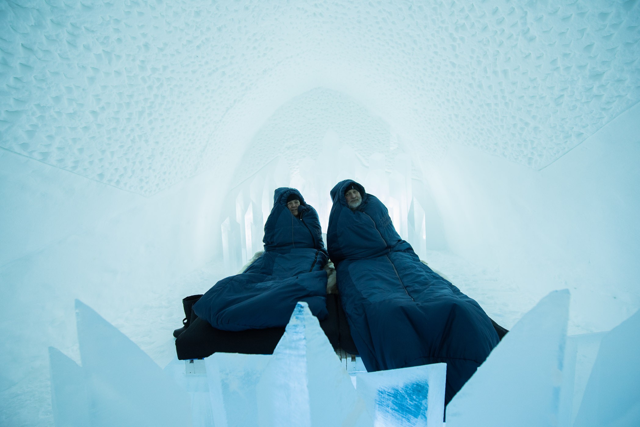 En ook mijn ouders sliepen gewoon een nachtje in -5 graden!