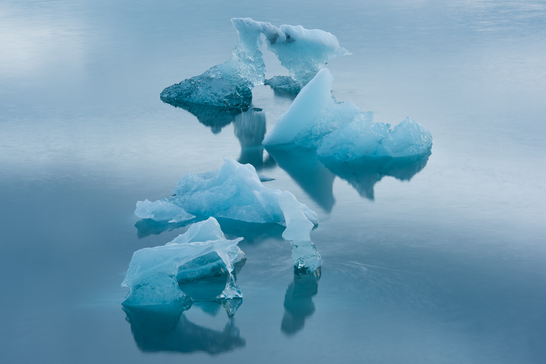 IJsschotsen in het ijsschotsenmeer in IJsland.