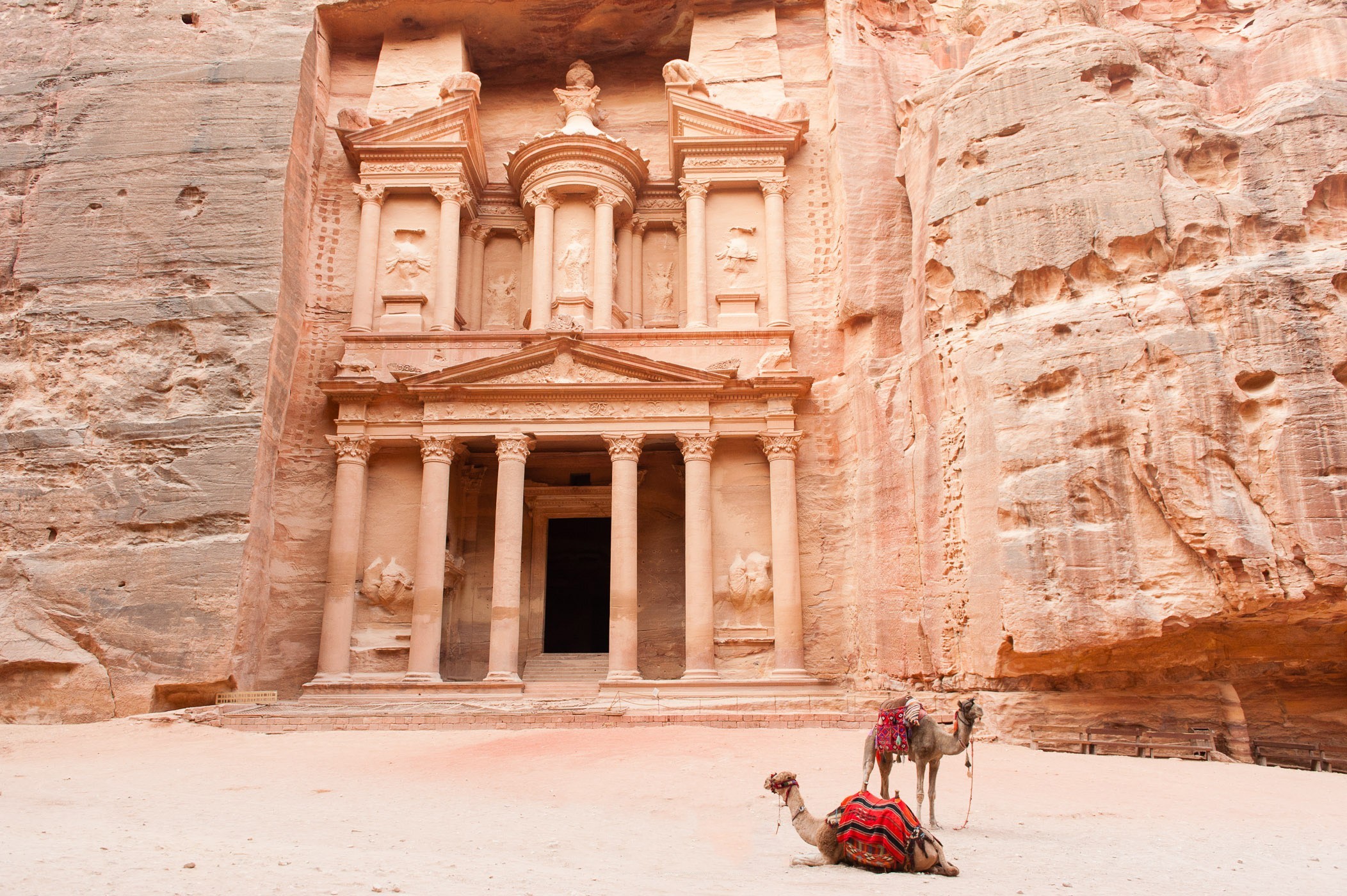 Content Aware Fill: verdwenen kameel