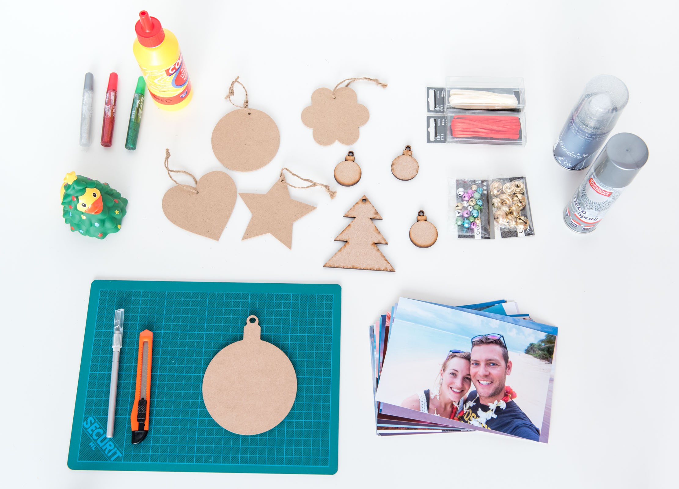 Verzamel de benodigdheden voor het knutselen