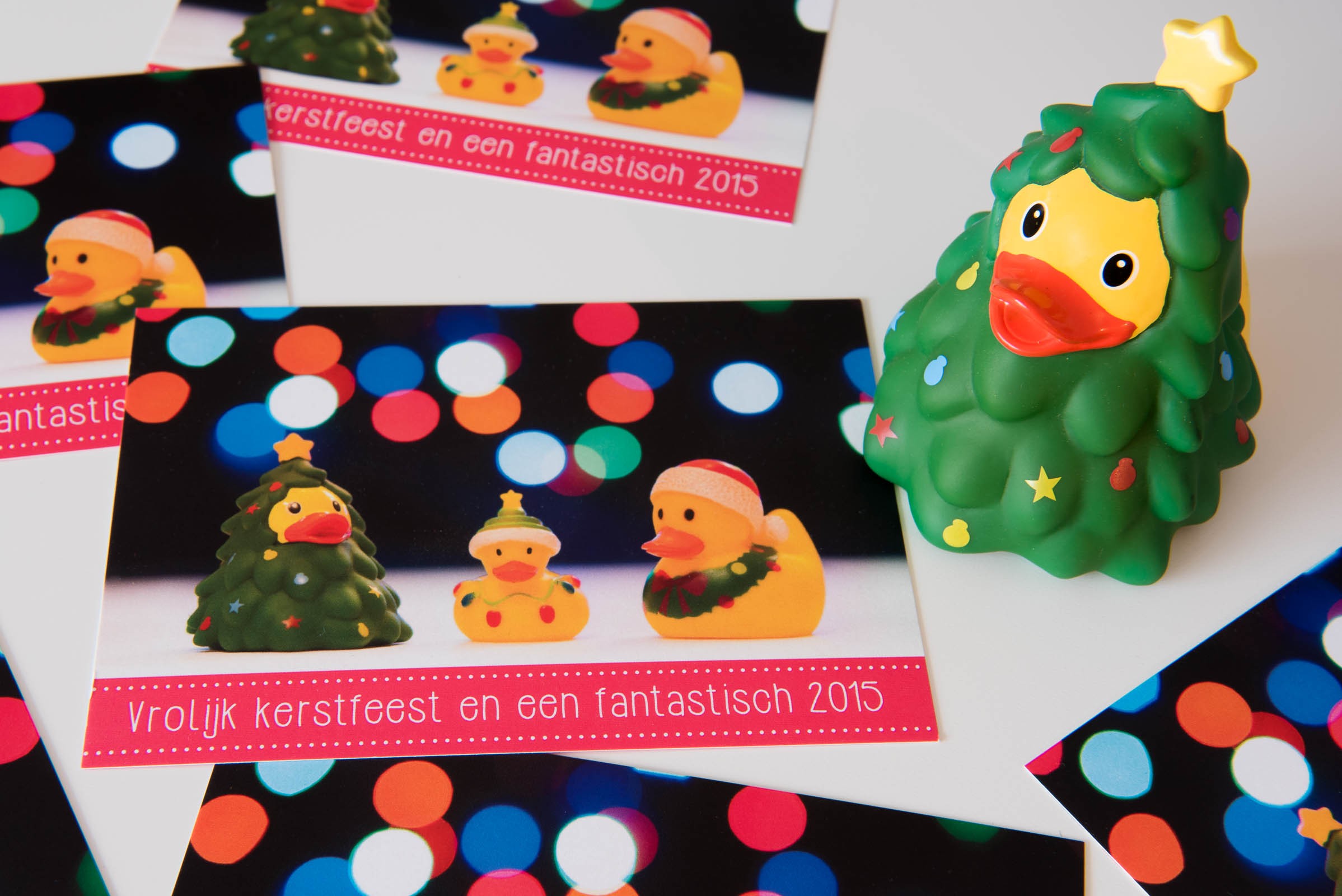 Het resultaat van de kerstkaart