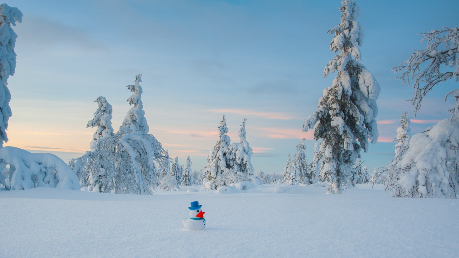 Mijn sneeuwpop-badeendje is ook van de partij! :)
