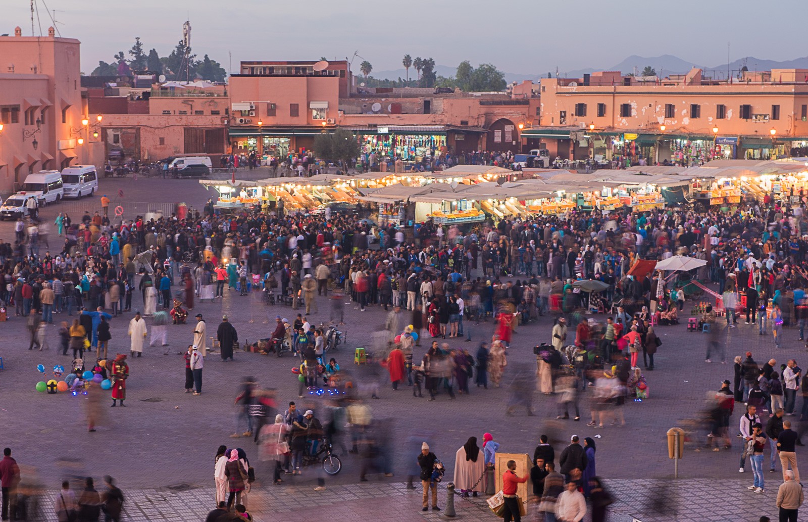 Marrakech bewegingsonscherpte