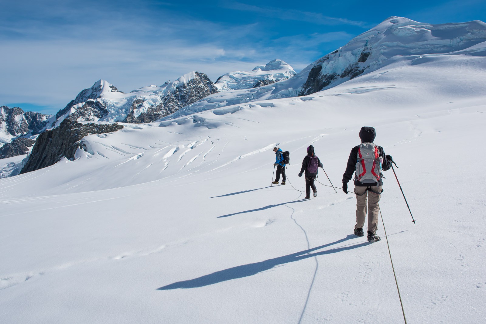 Hike over de Tasman gletsjer. Zoooo gaaf!