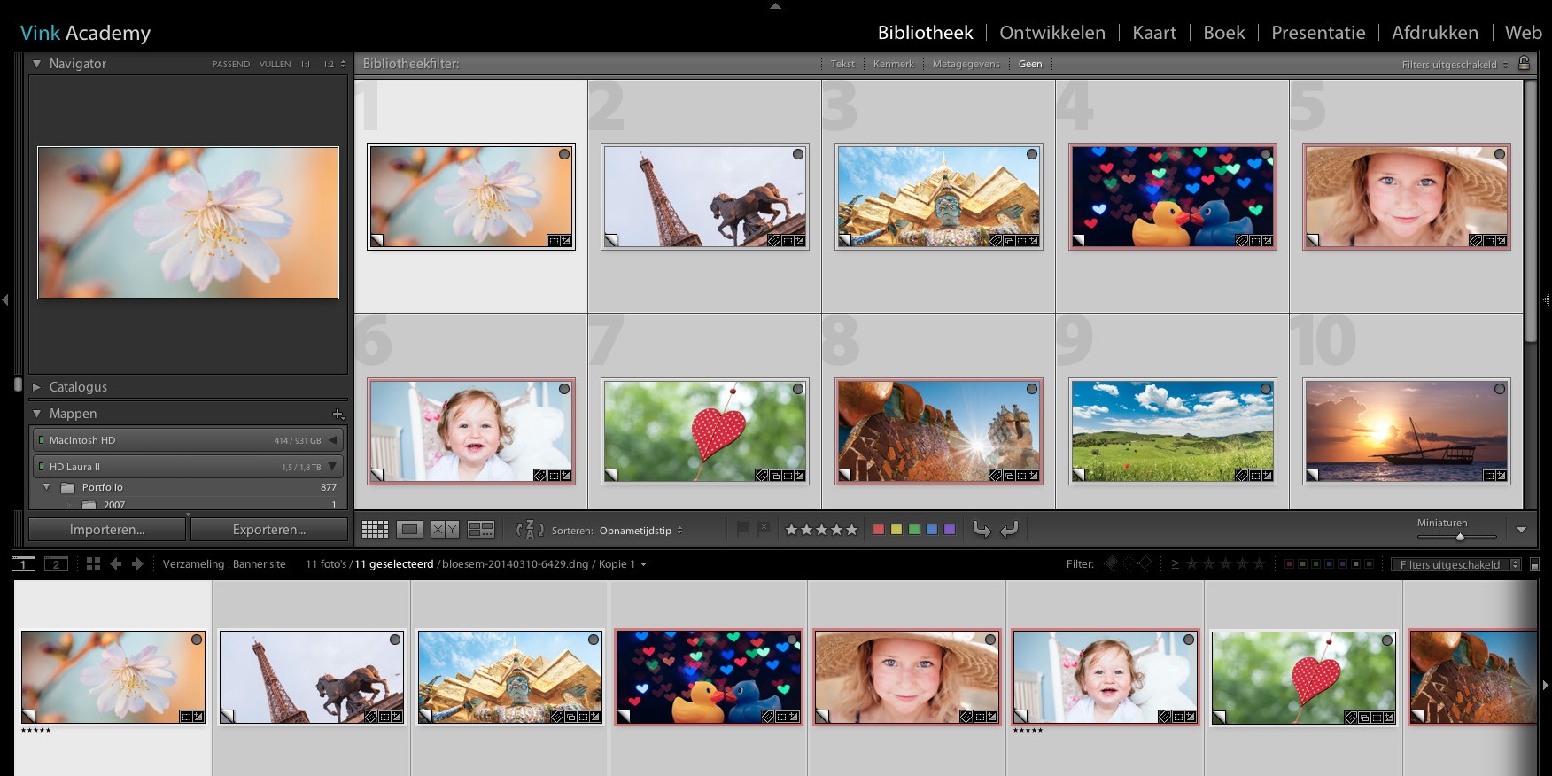 Tips foto's organiseren en presenteren