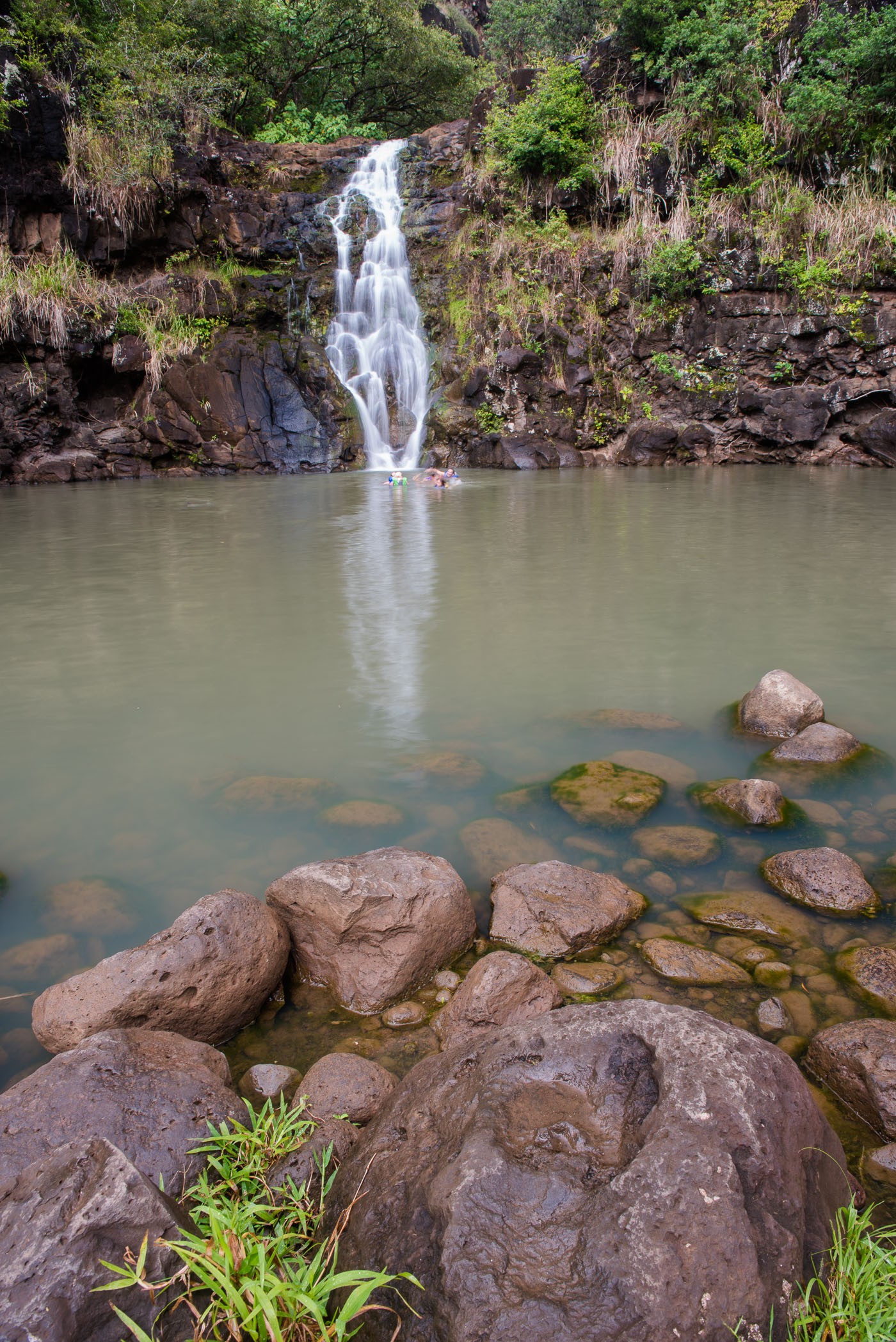Waterval fotograferen met polarisatiefilter
