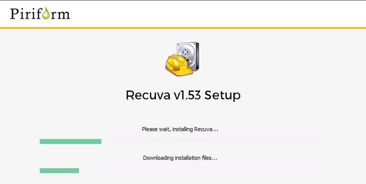 Tijdens de installatie wordt er meer gedownload