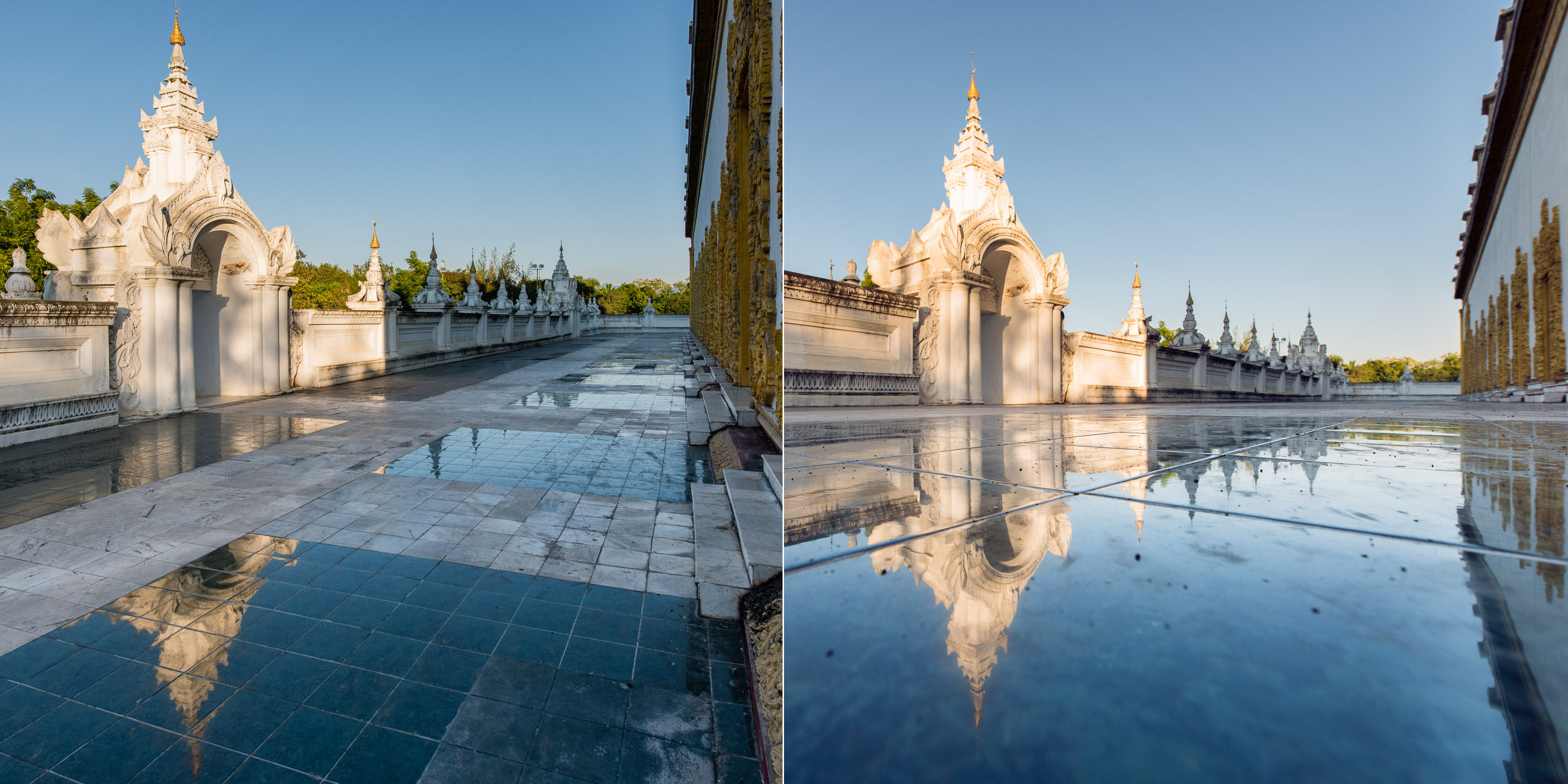 Reflectie fotograferen: dicht bij het oppervlak