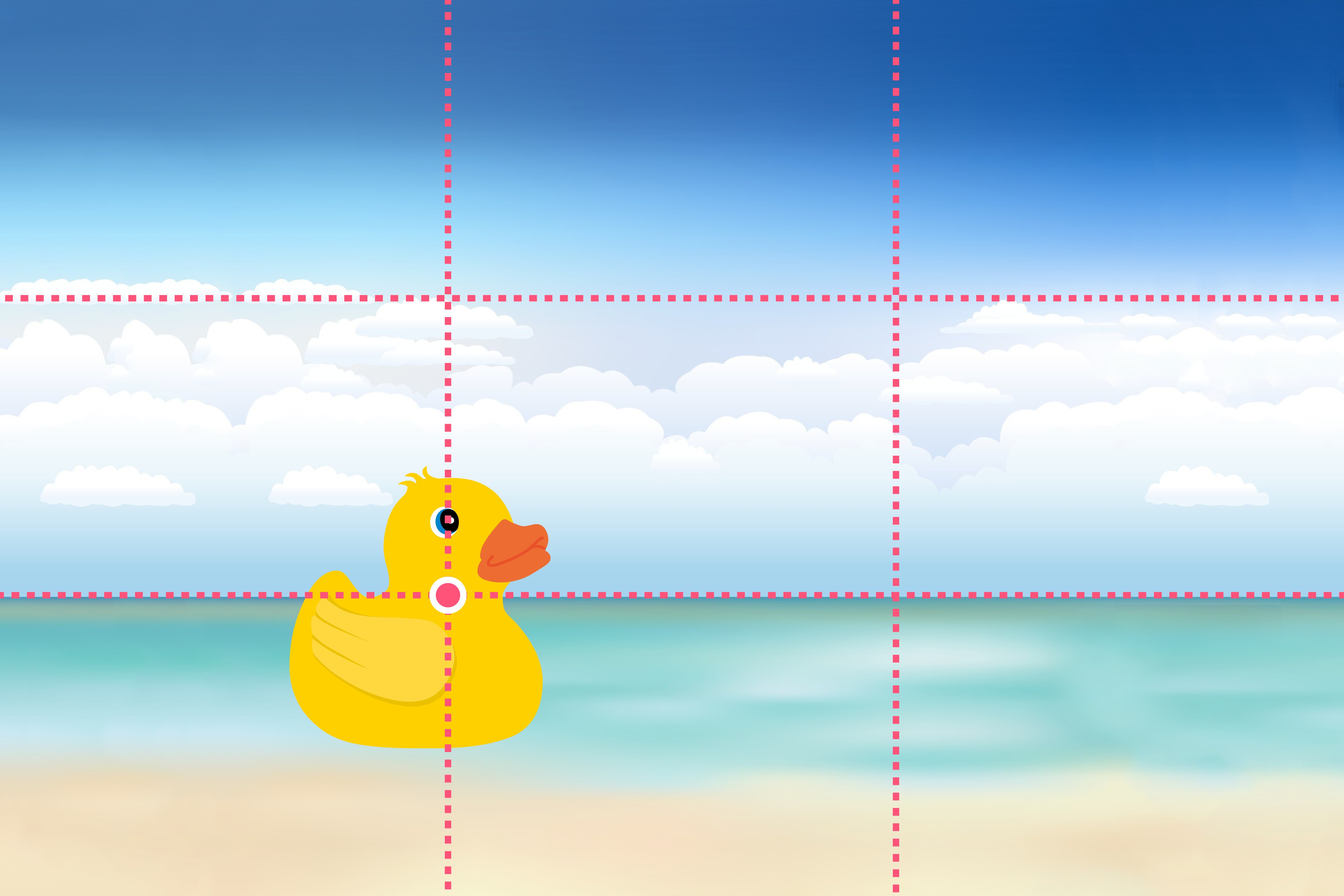 Maar de horizon kan natuurlijk ook lager gebracht worden, zoals hier.