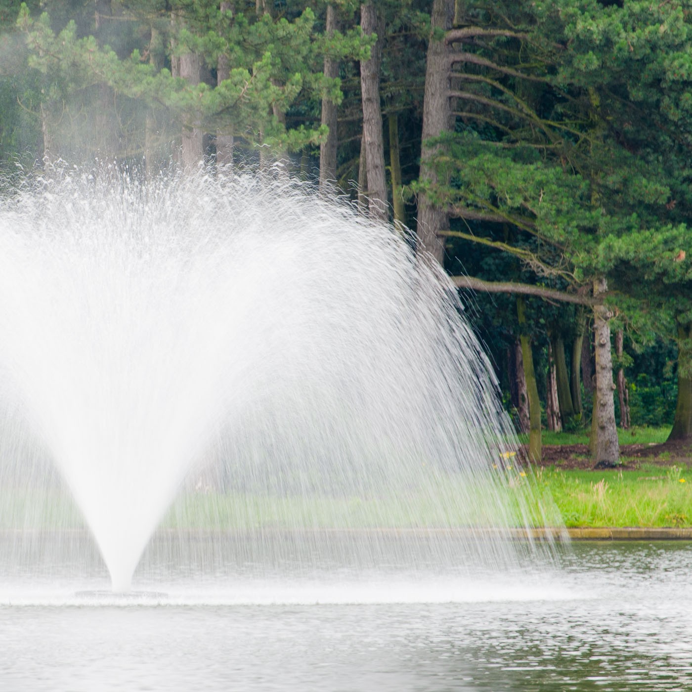 Fontein sluitertijd 1/15s