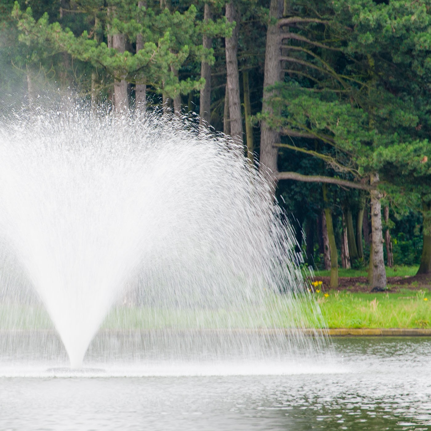 Fontein sluitertijd 1/60s