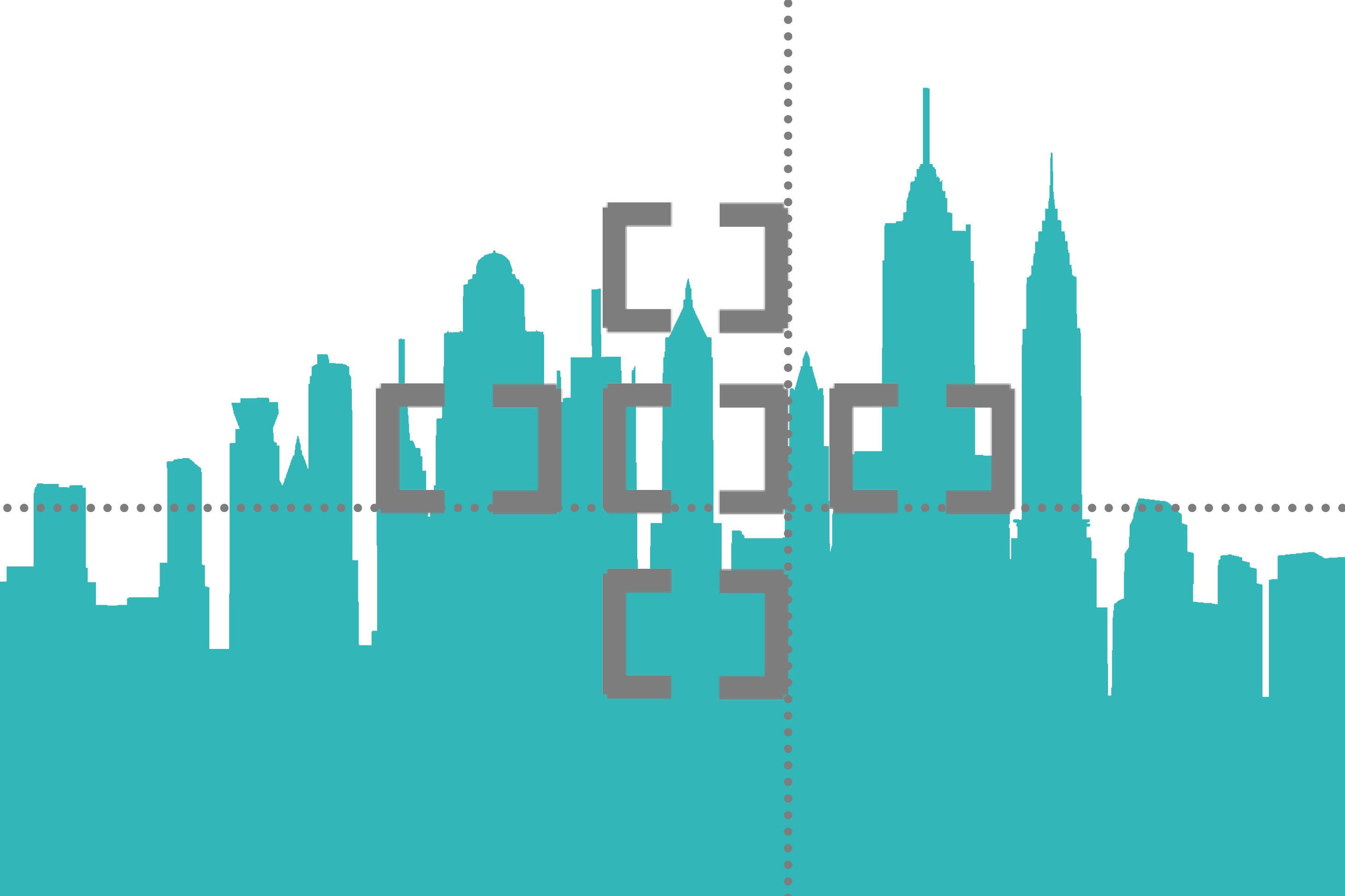 Trek denkbeeldige lijnen lans de scherpstelpunt om tot een rechte horizon te komen.