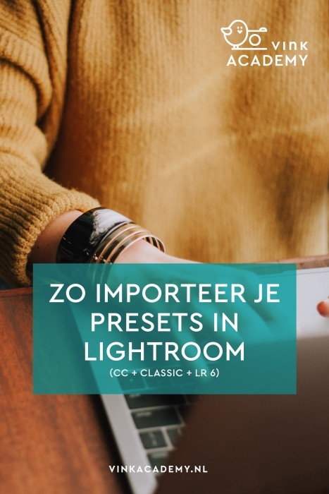 Lightroom presets importeren