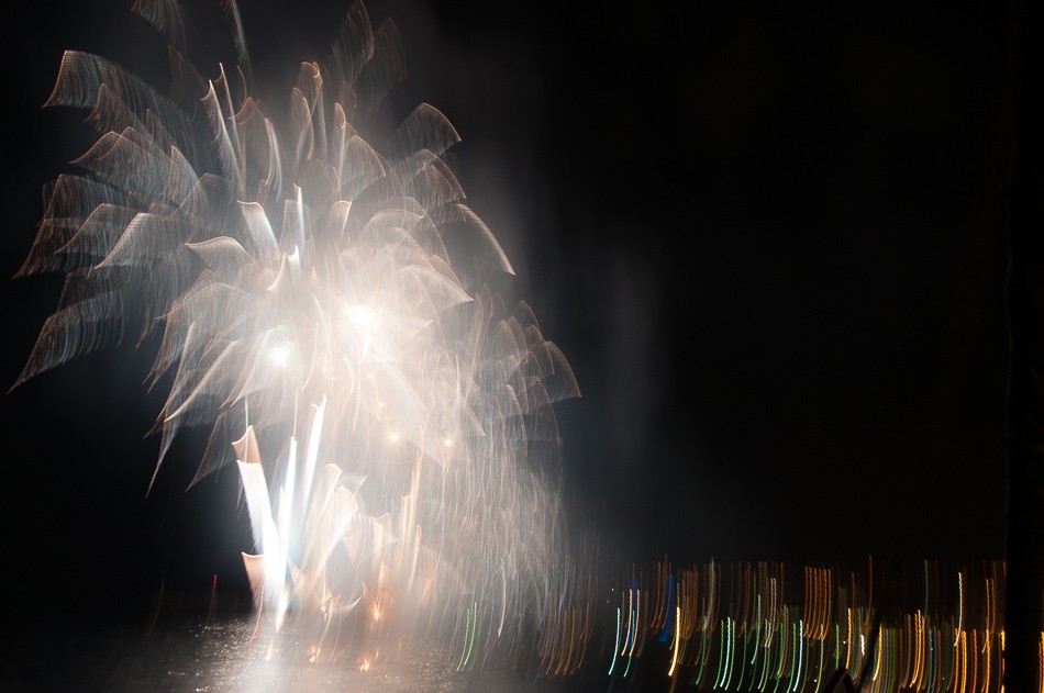 Zonder statief krijg je bij een lange sluitertijd bewogen foto's