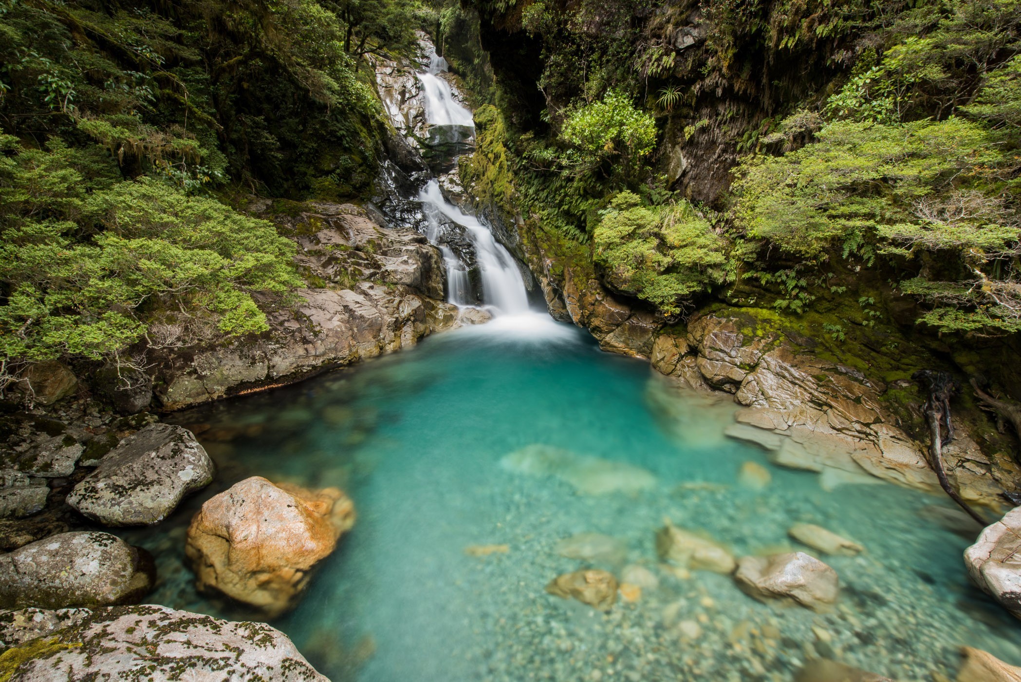 Watervallen doen het vaak erg goed met bewegingsonscherpte