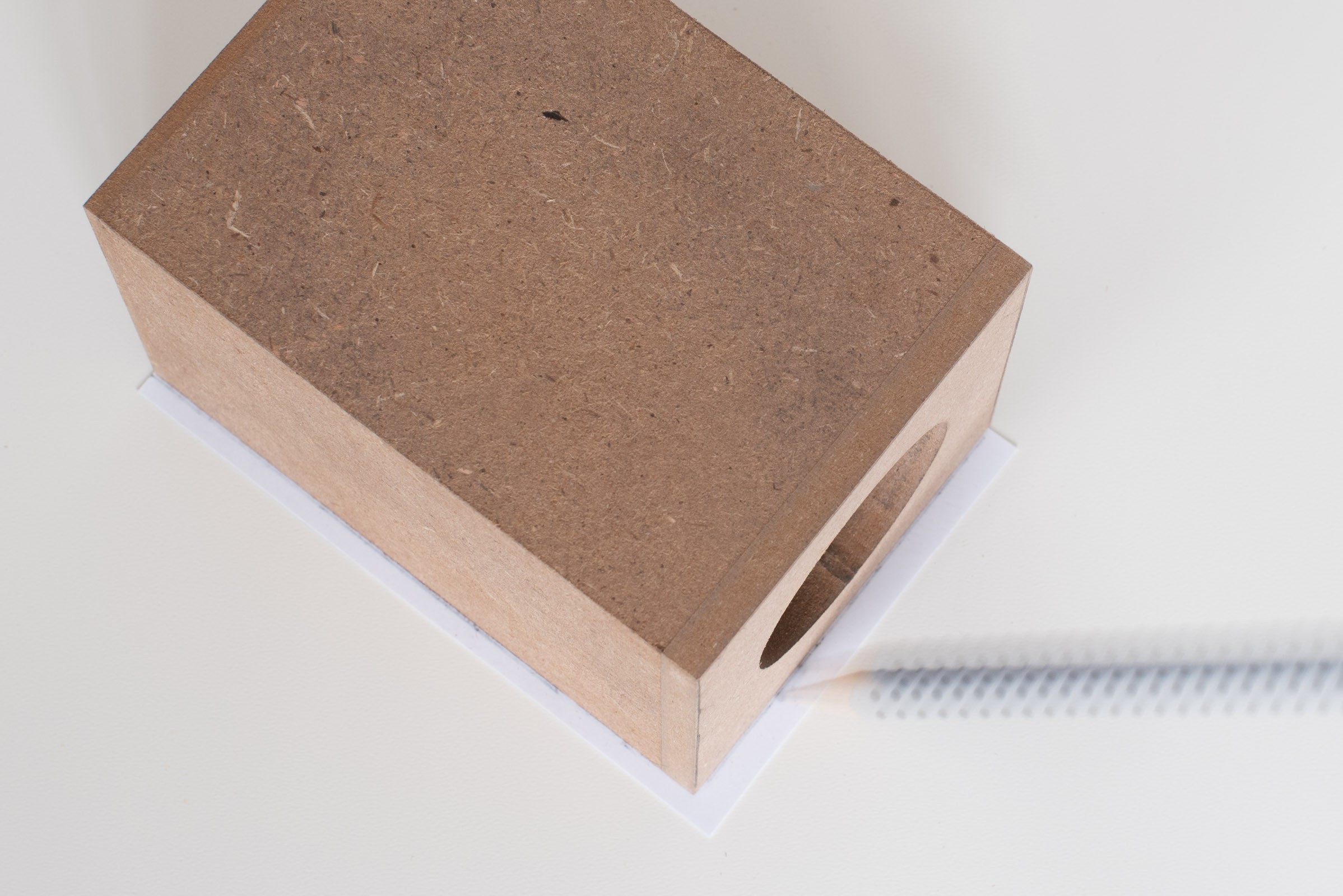 Teken het exacte formaat nu af van de uitgeknipte foto's