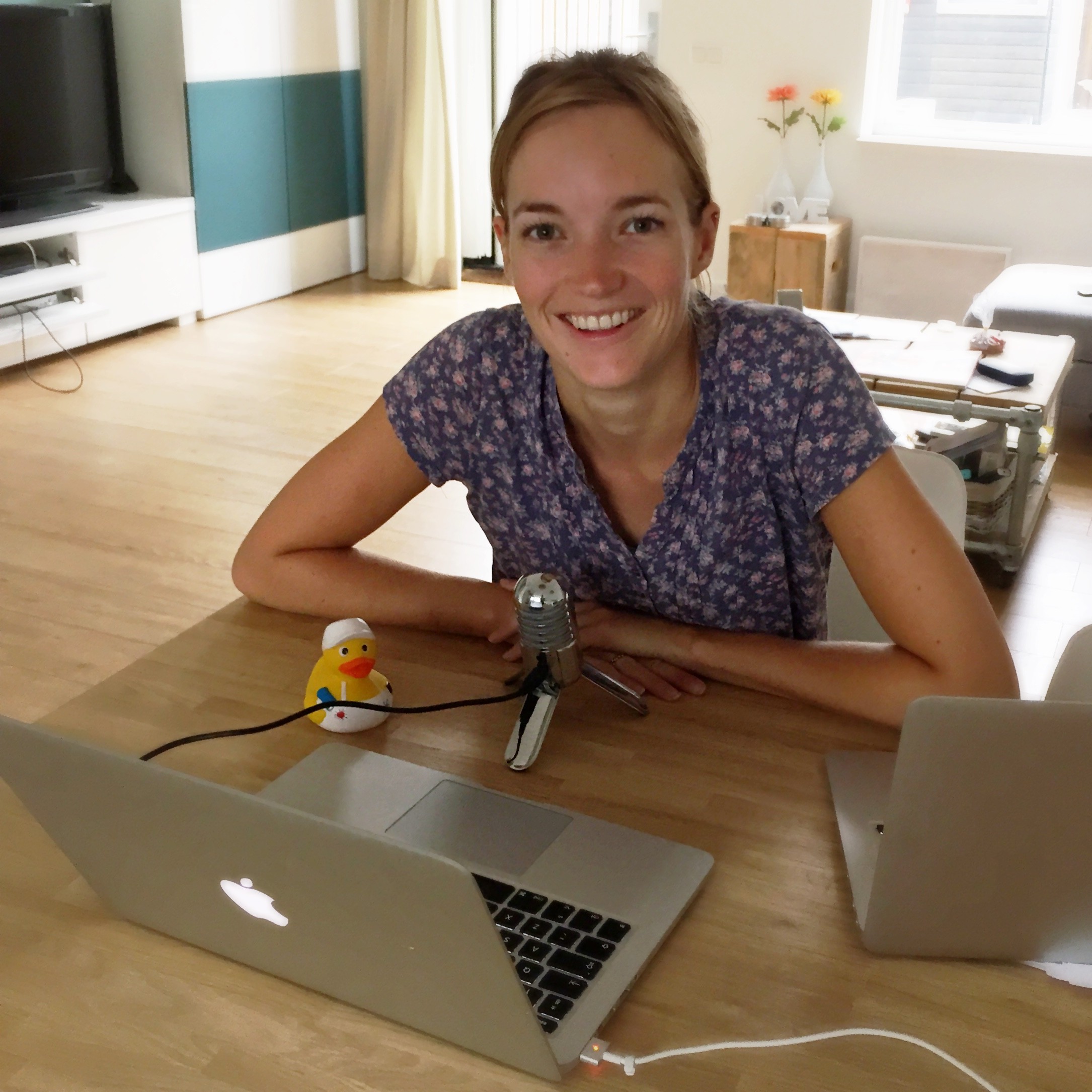 Ik zit klaar om het webinar te geven!