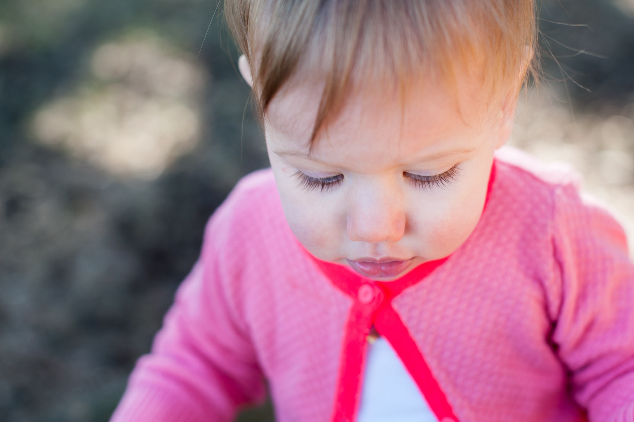 Foto van meisje van 1,5 met lange wimpers