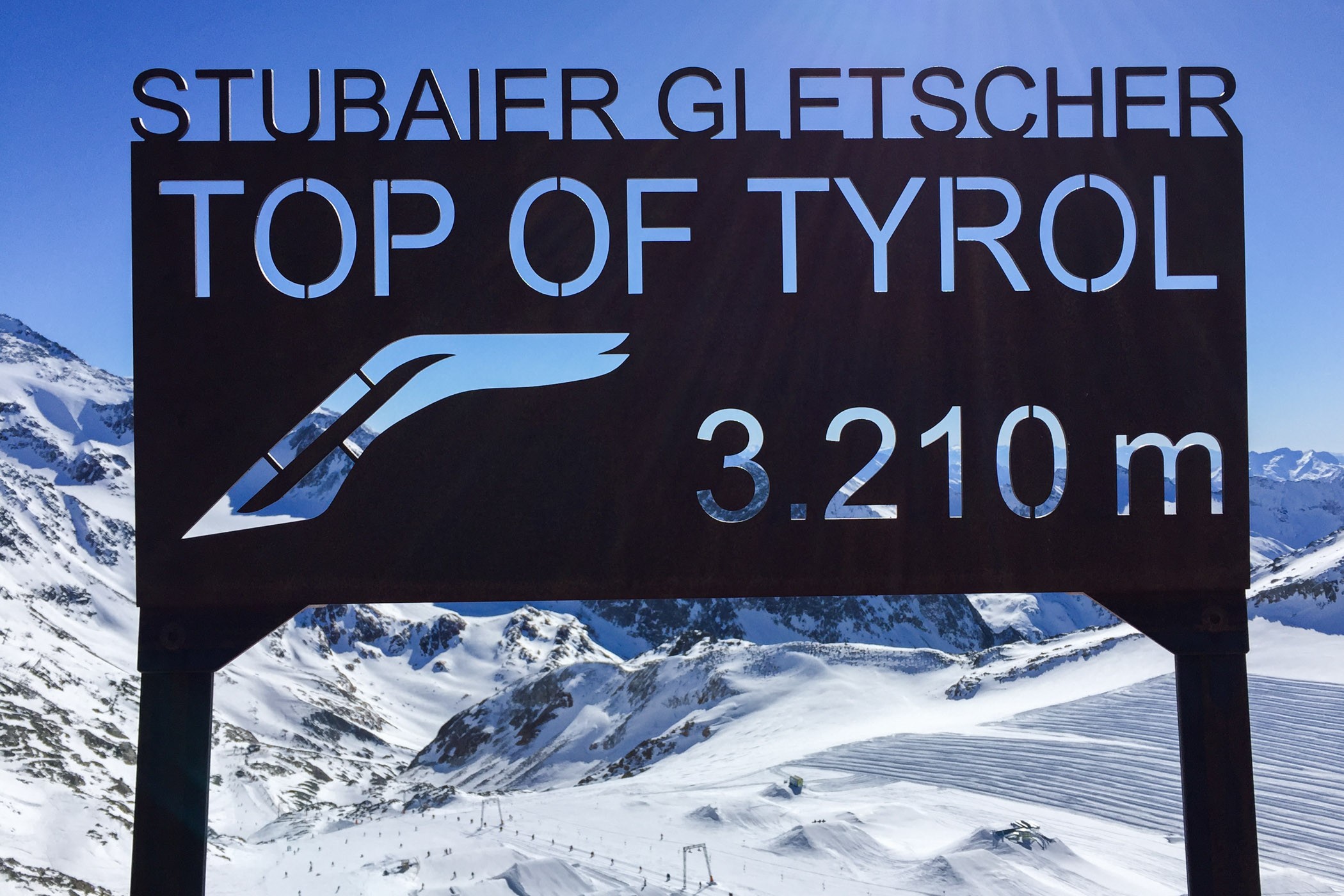 iPhone foto tijdens de wintersport