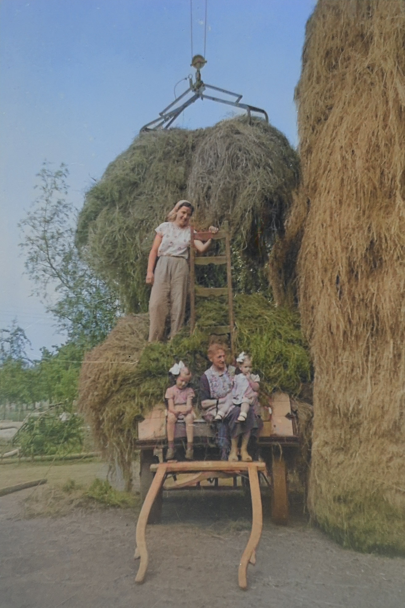 Zwart-wit foto met kleur